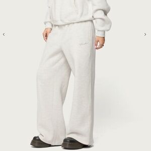 Light- Gray  wide leg sweatpants